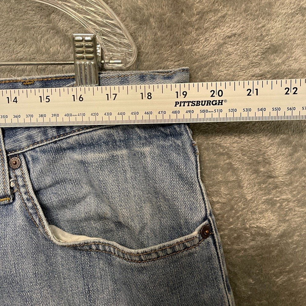 Old Navy Loose Straight Denim Jean 38x32 Y2K Men Relaxed Mid Rise Light Wash - Picture 8 of 13